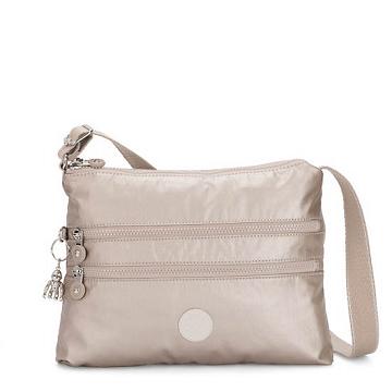 Kipling Alvar Metallic Crossbody Bags Metallic Glow | CA 1067VR